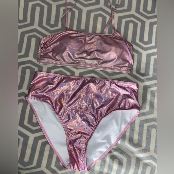 SHEIN Other - Pink Holographic Swimsuit